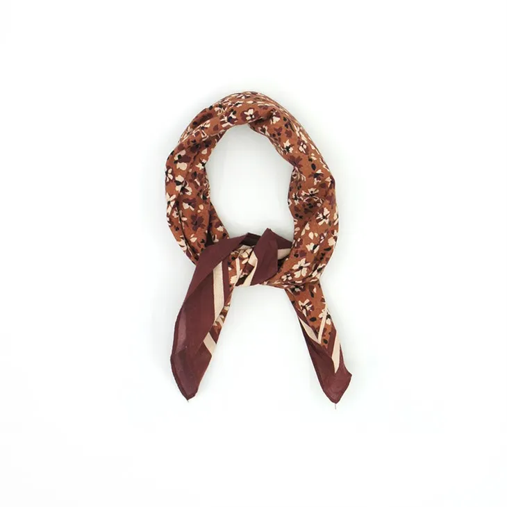 Bandana florală de bumbac S124