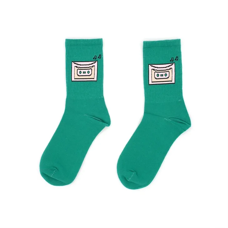 Șosete verzi de desene animate