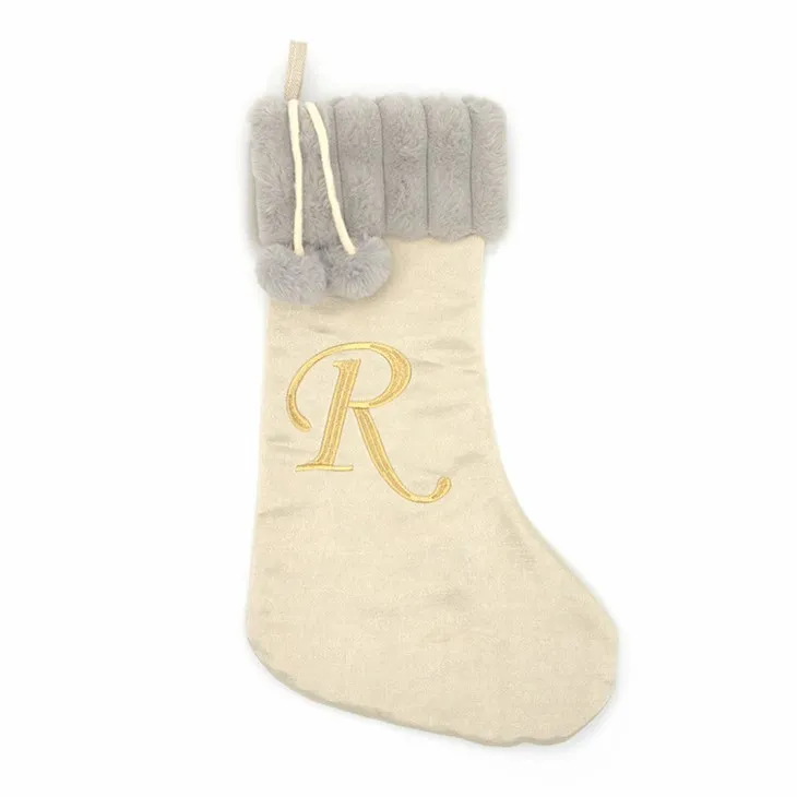 Ciorapi de Crăciun cu scrisoare de pluș