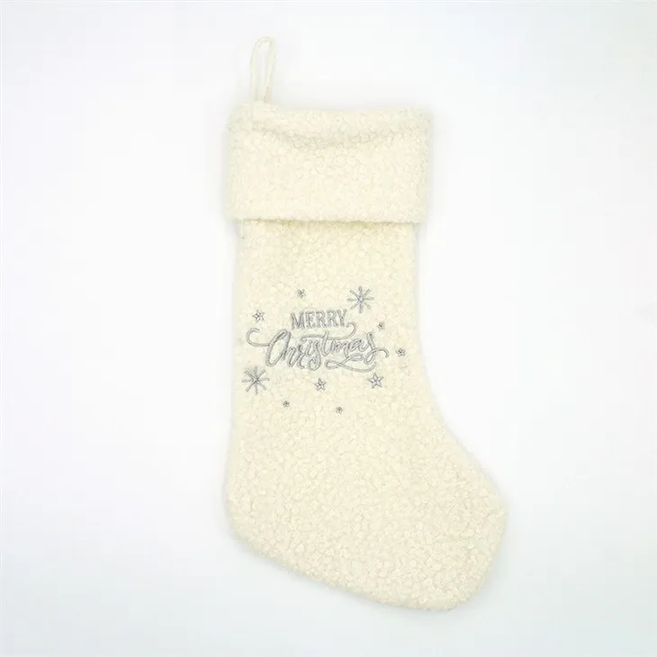 Ciorapi albi de Crăciun